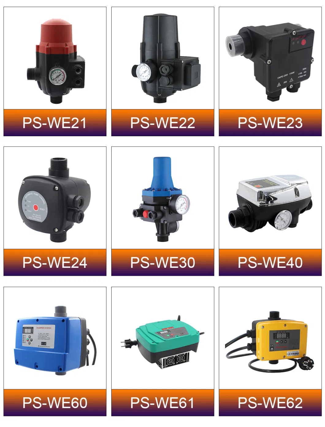 Pressure Controller Water Pump Controller PS-We14